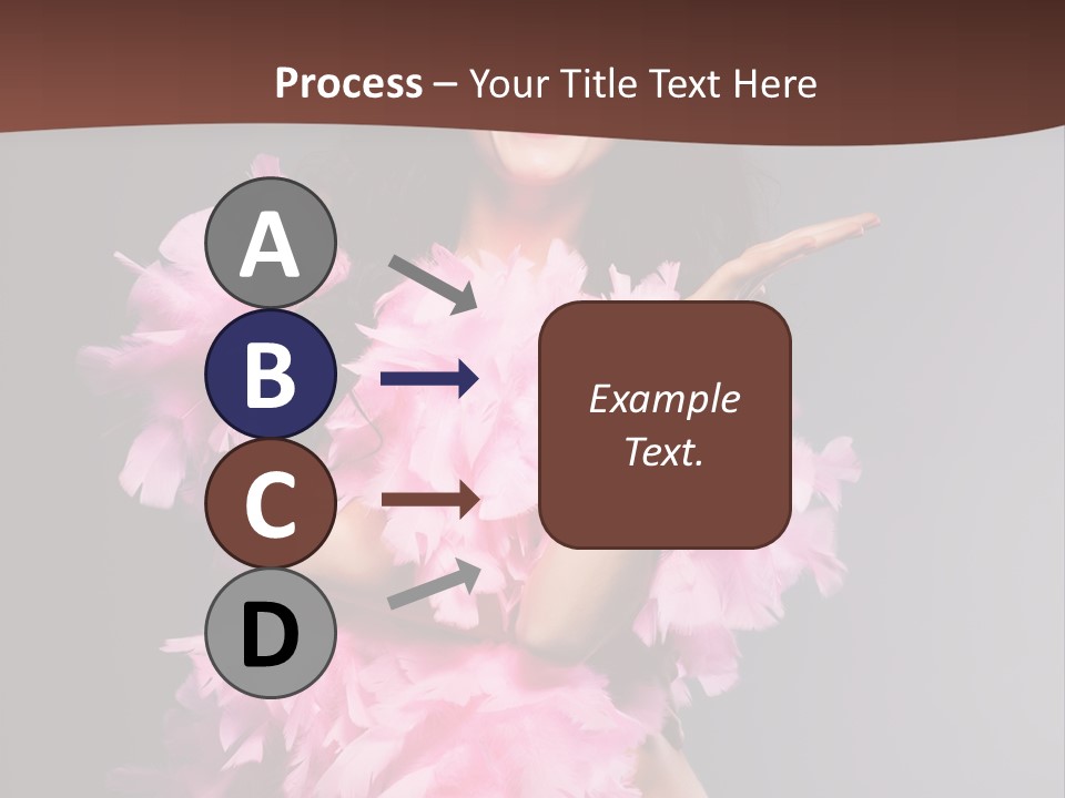 Pink Makeup Smile PowerPoint Template