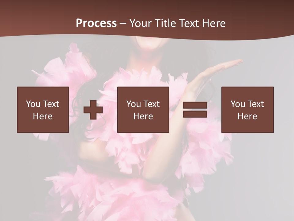 Pink Makeup Smile PowerPoint Template