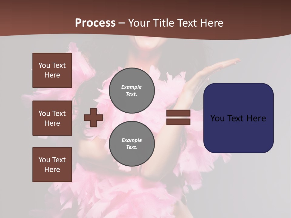 Pink Makeup Smile PowerPoint Template