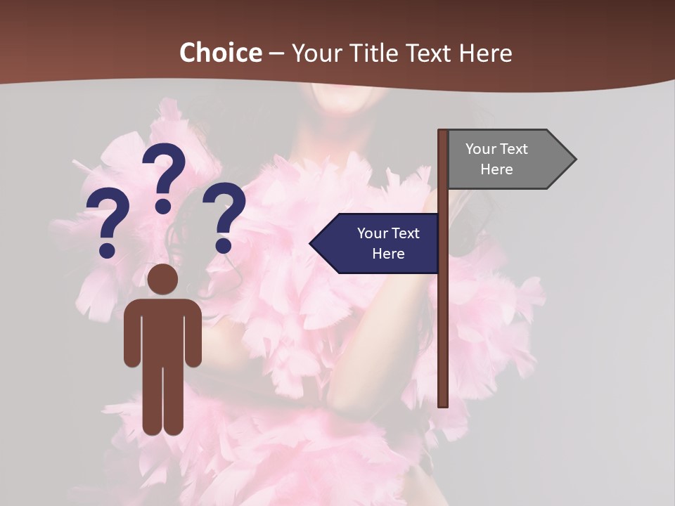 Pink Makeup Smile PowerPoint Template