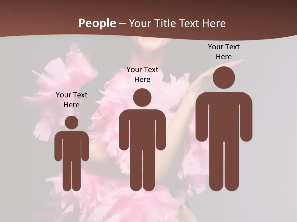 Pink Makeup Smile PowerPoint Template