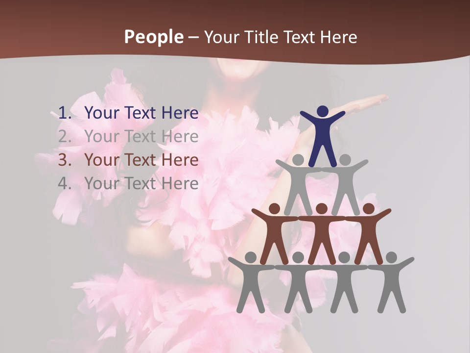 Pink Makeup Smile PowerPoint Template