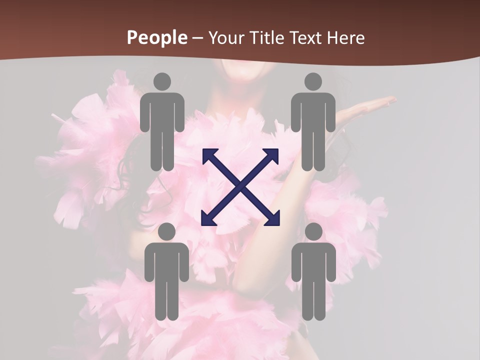Pink Makeup Smile PowerPoint Template