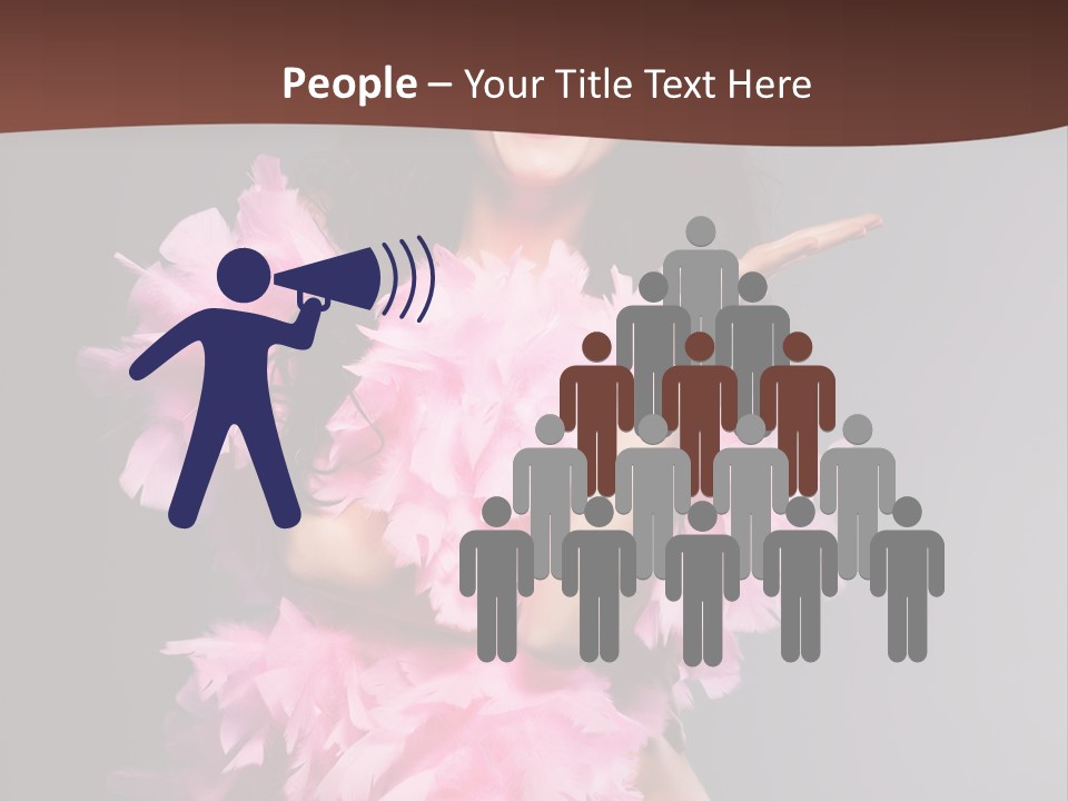 Pink Makeup Smile PowerPoint Template