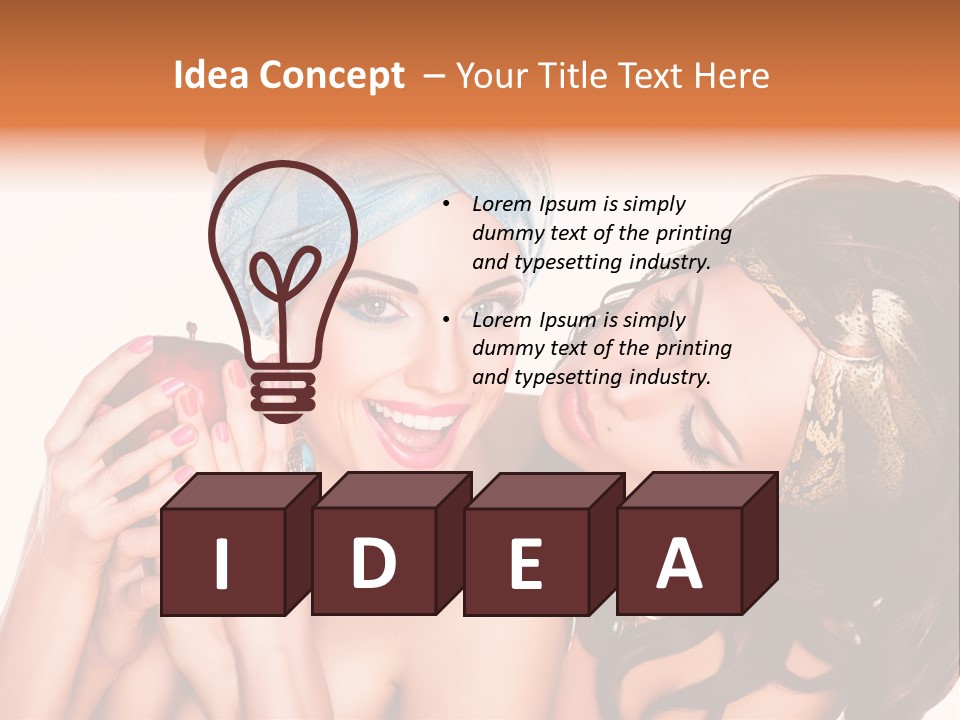 Sexy Nutrition Red PowerPoint Template