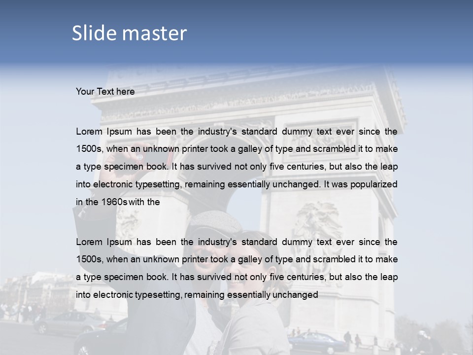 Femme Fran Rencontre PowerPoint Template