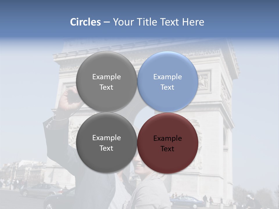 Femme Fran Rencontre PowerPoint Template