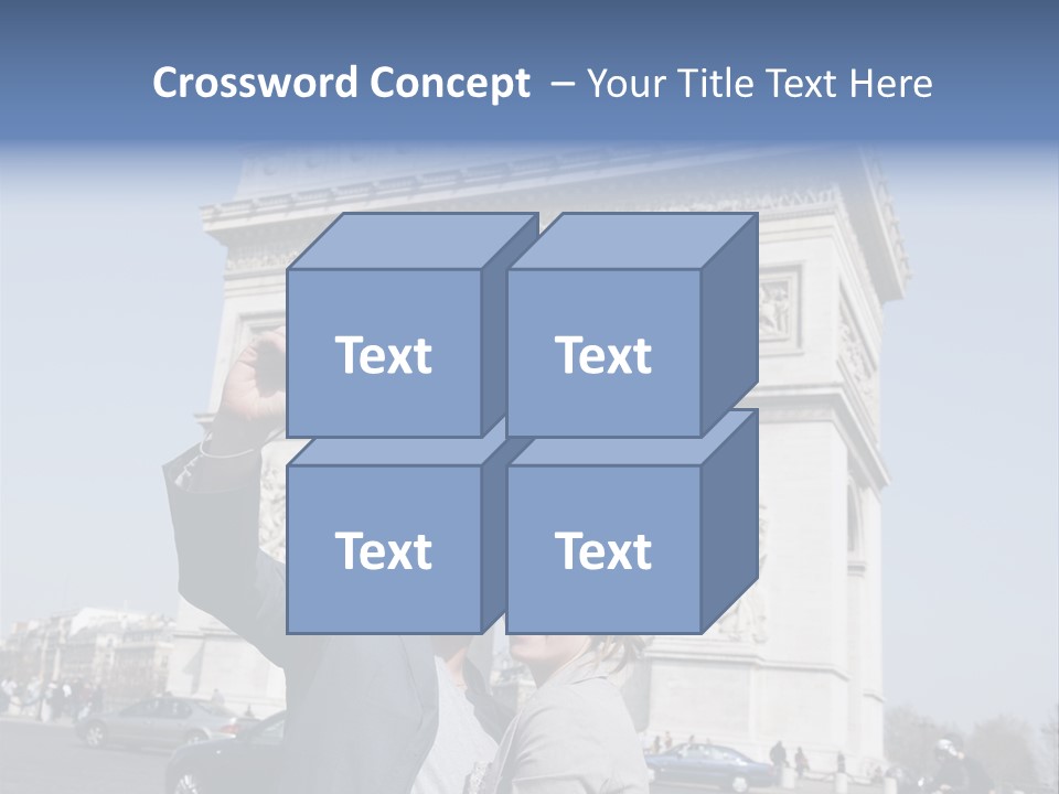 Femme Fran Rencontre PowerPoint Template