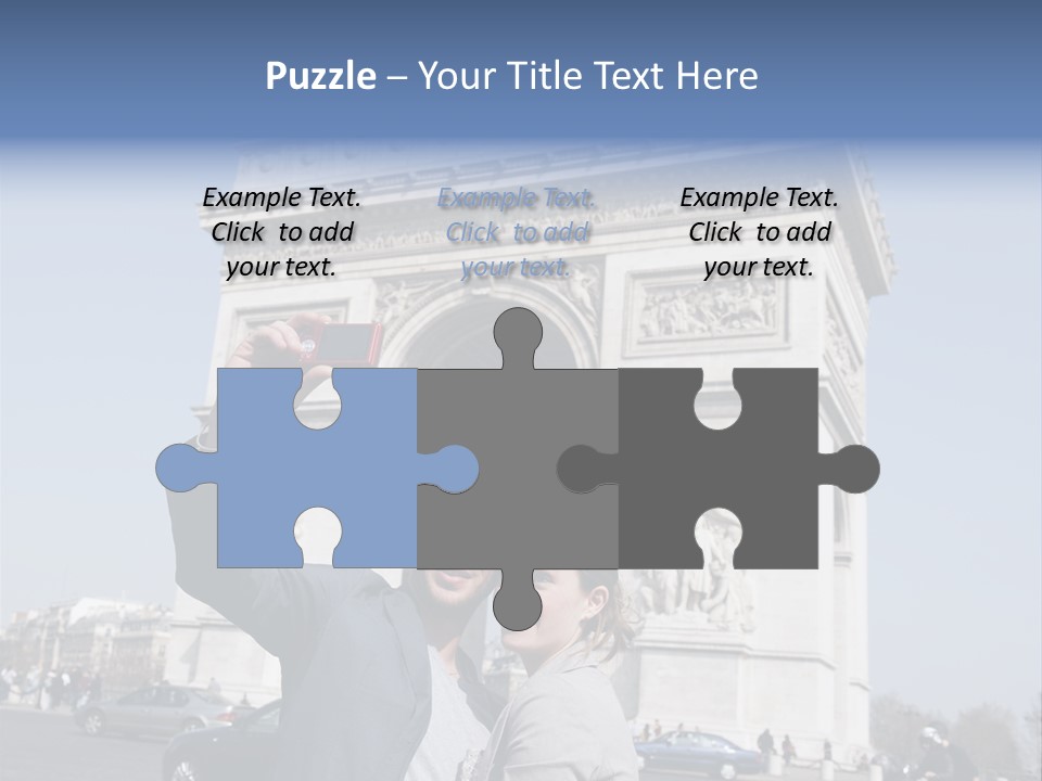 Femme Fran Rencontre PowerPoint Template