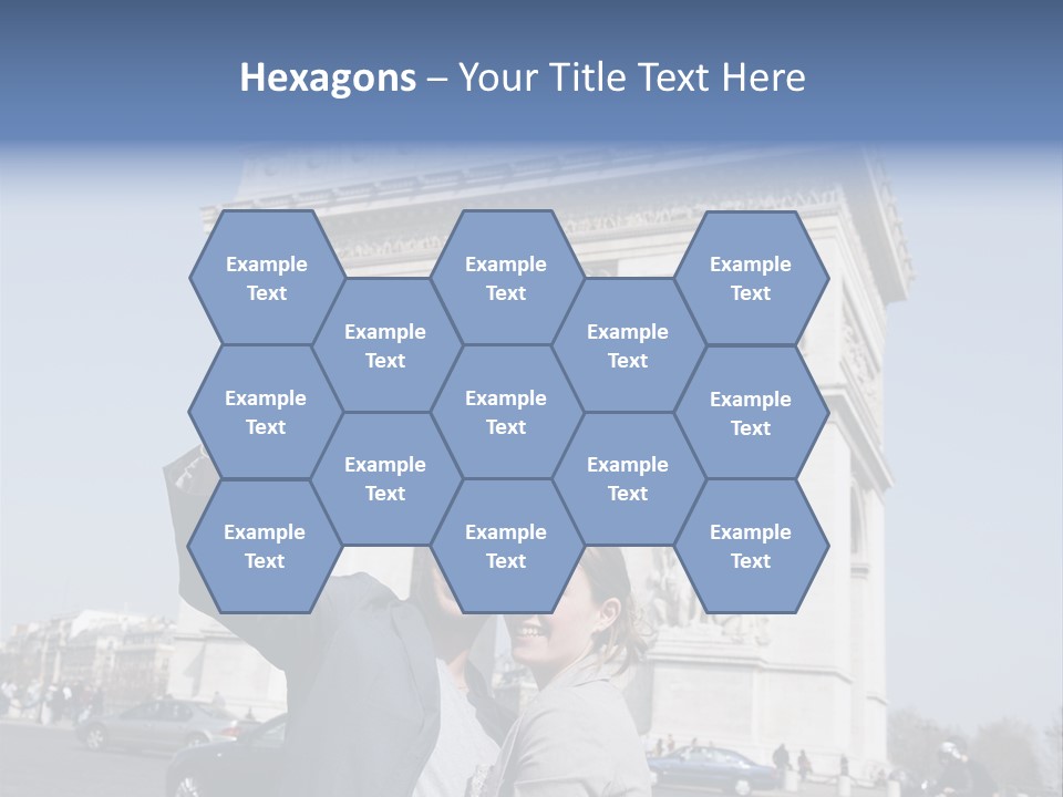 Femme Fran Rencontre PowerPoint Template