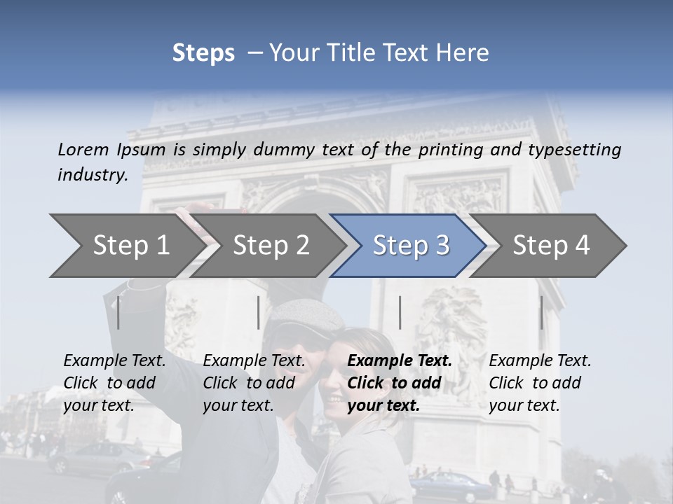 Femme Fran Rencontre PowerPoint Template