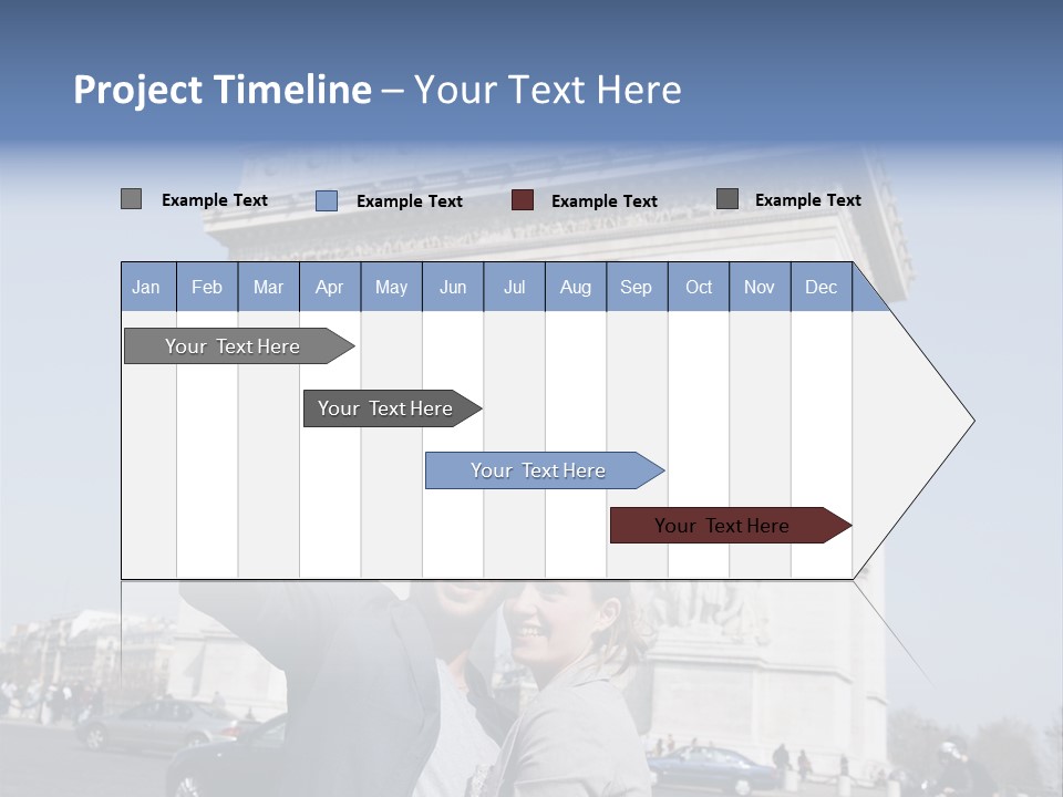 Femme Fran Rencontre PowerPoint Template