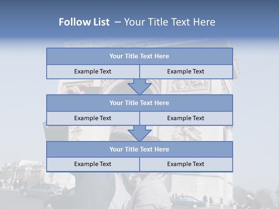 Femme Fran Rencontre PowerPoint Template