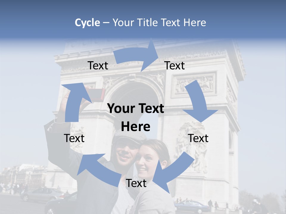 Femme Fran Rencontre PowerPoint Template