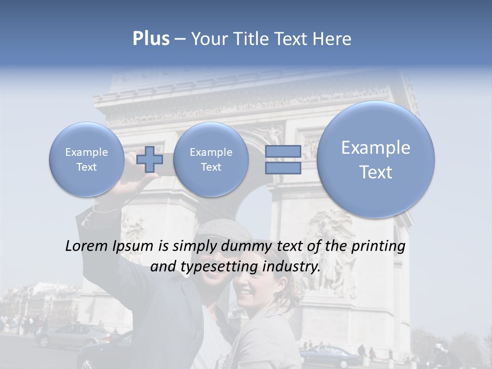 Femme Fran Rencontre PowerPoint Template