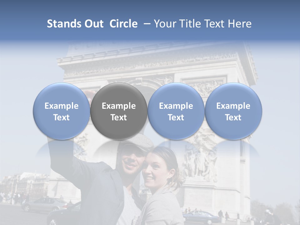 Femme Fran Rencontre PowerPoint Template