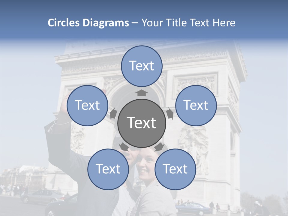 Femme Fran Rencontre PowerPoint Template