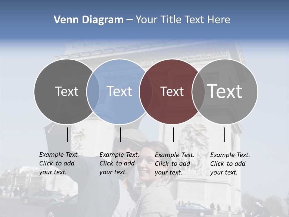 Femme Fran Rencontre PowerPoint Template