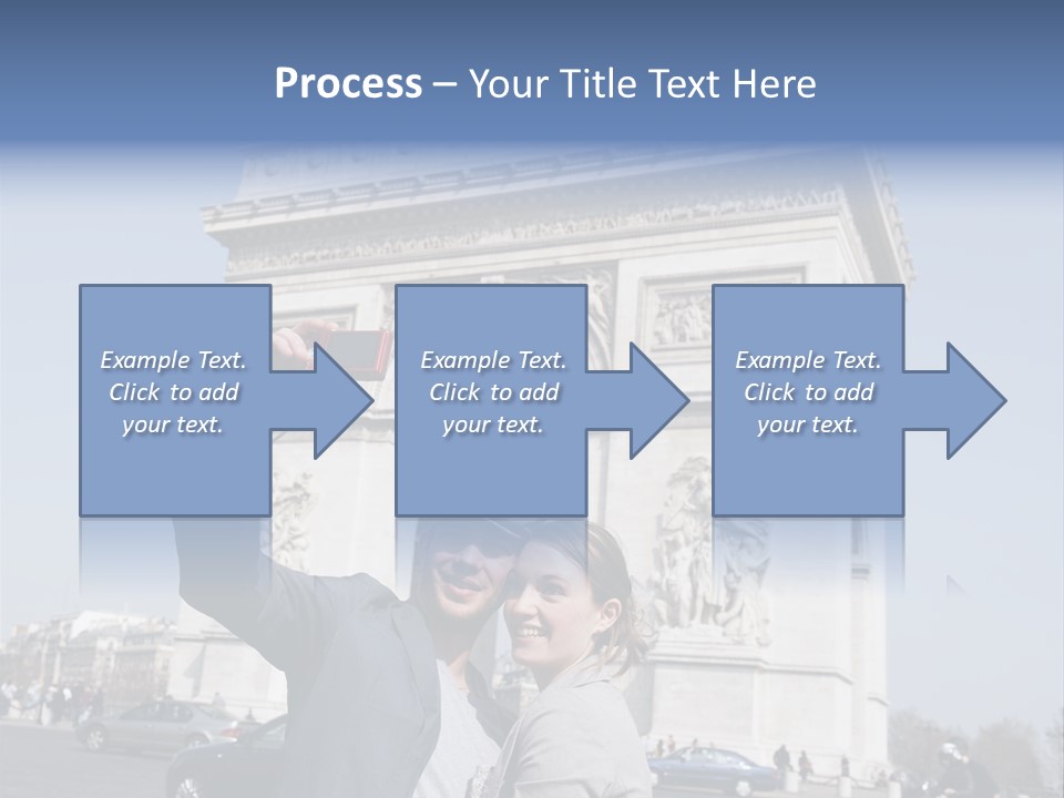 Femme Fran Rencontre PowerPoint Template