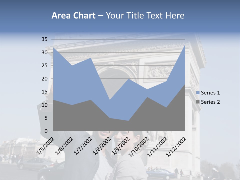 Femme Fran Rencontre PowerPoint Template