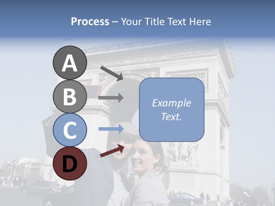 Femme Fran Rencontre PowerPoint Template