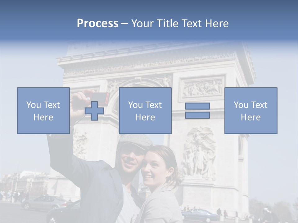 Femme Fran Rencontre PowerPoint Template