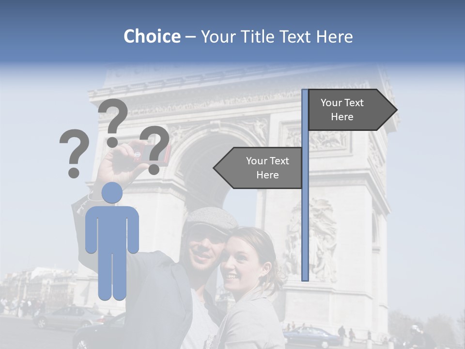 Femme Fran Rencontre PowerPoint Template