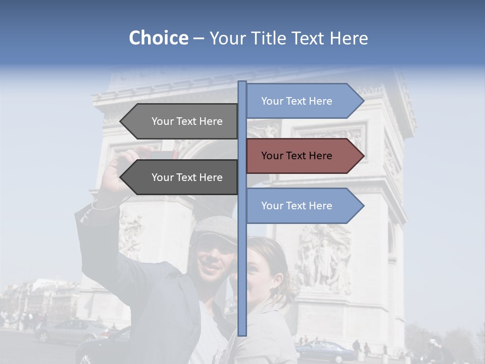 Femme Fran Rencontre PowerPoint Template