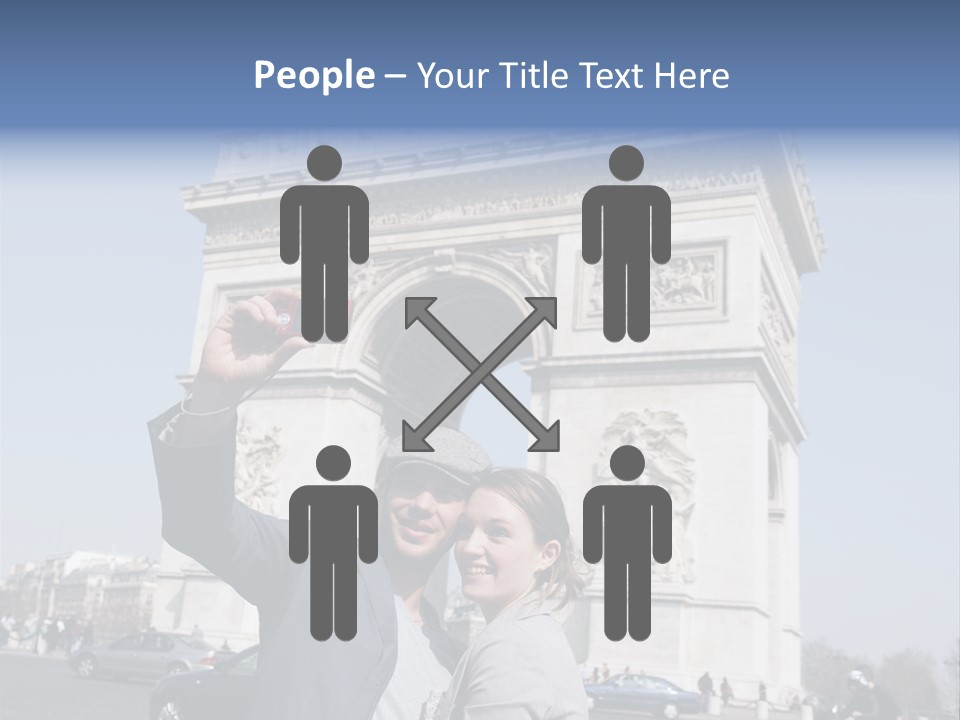 Femme Fran Rencontre PowerPoint Template