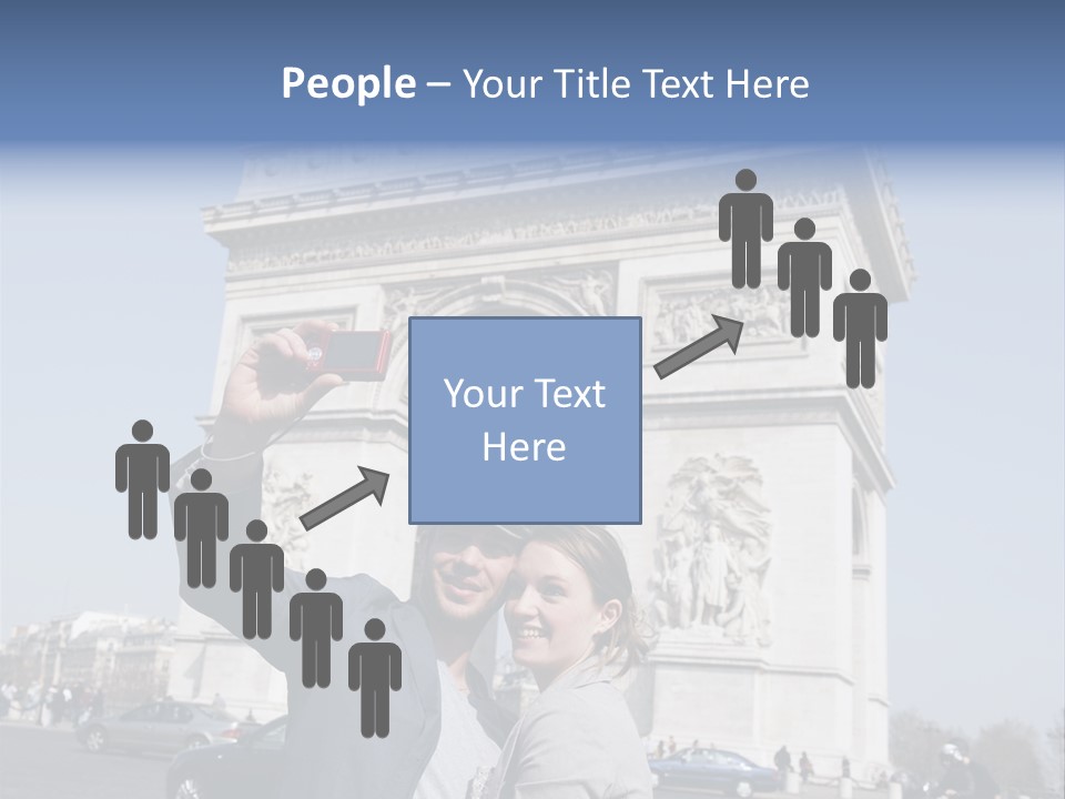 Femme Fran Rencontre PowerPoint Template