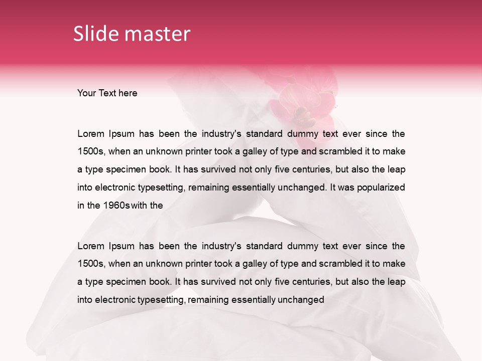 Isolated Decoration Cloth PowerPoint Template