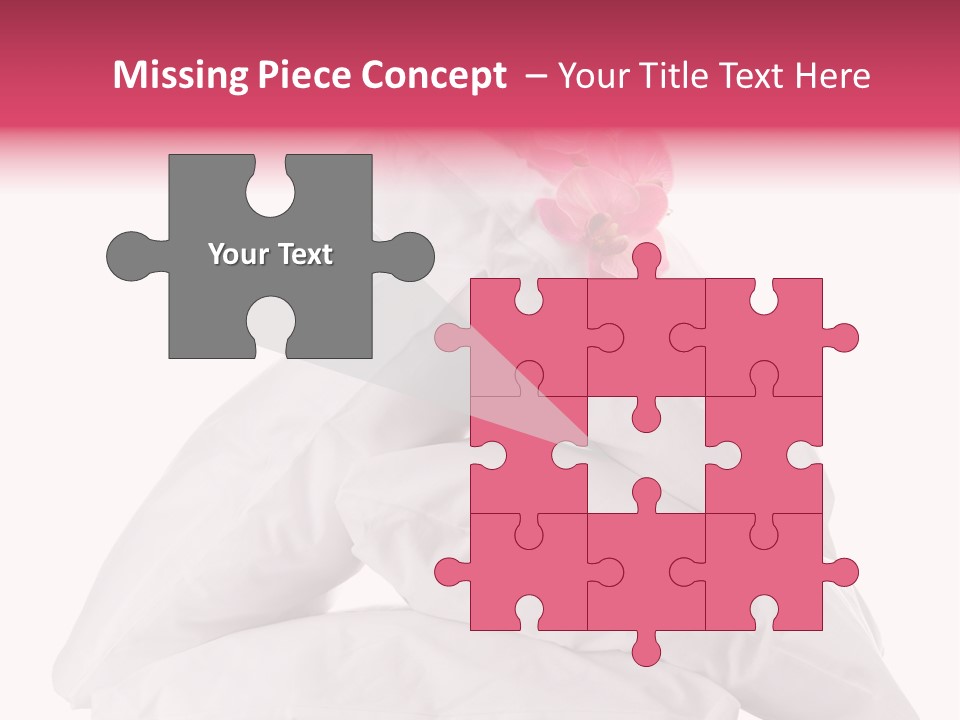 Isolated Decoration Cloth PowerPoint Template