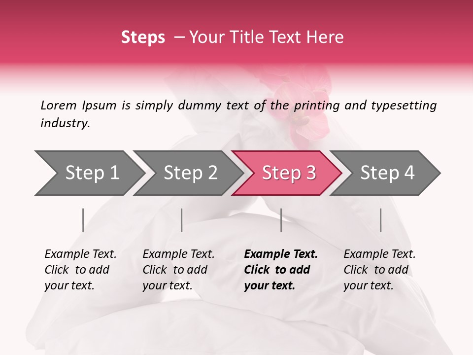 Isolated Decoration Cloth PowerPoint Template