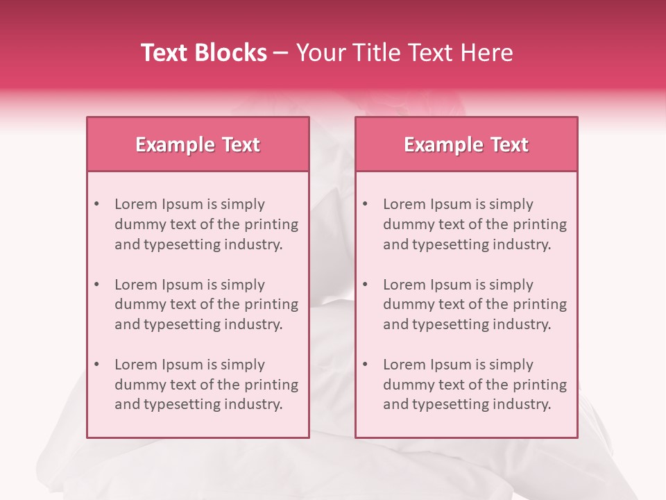 Isolated Decoration Cloth PowerPoint Template