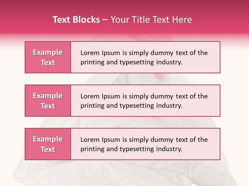 Isolated Decoration Cloth PowerPoint Template