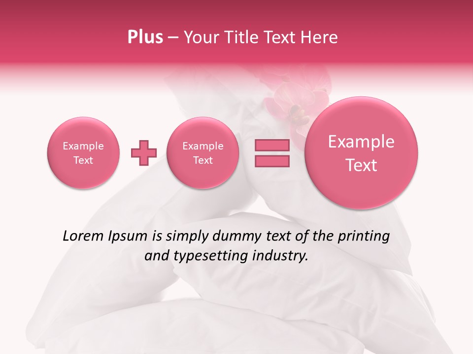 Isolated Decoration Cloth PowerPoint Template