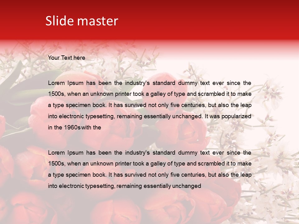 Plant Bud Isolated PowerPoint Template