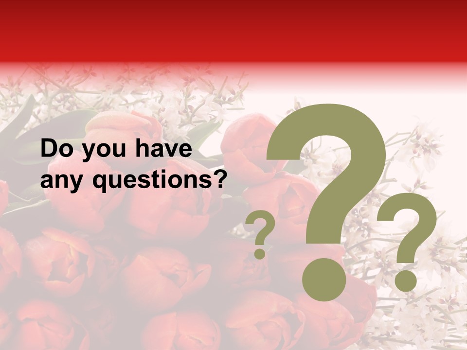 Plant Bud Isolated PowerPoint Template