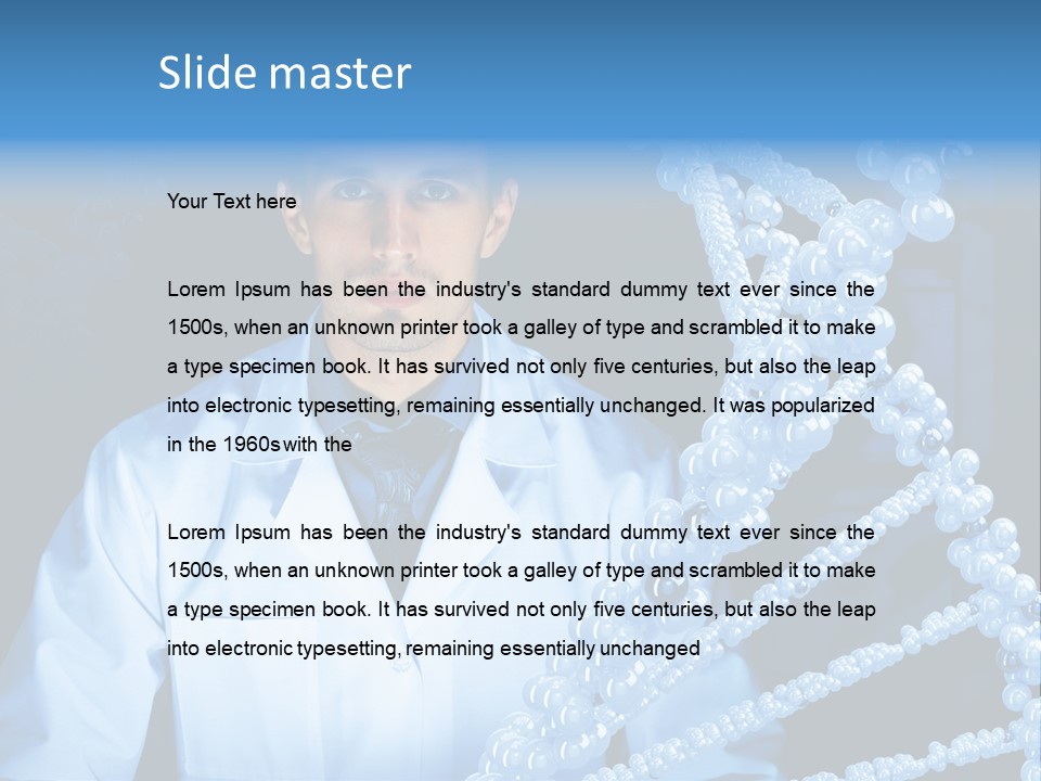 Chemistry Molecule Biology PowerPoint Template