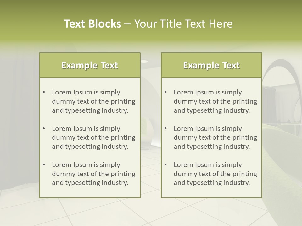 Environment Lifestyle Mirror PowerPoint Template