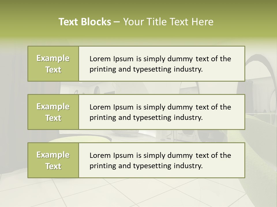 Environment Lifestyle Mirror PowerPoint Template