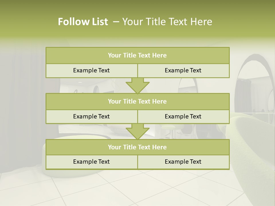 Environment Lifestyle Mirror PowerPoint Template
