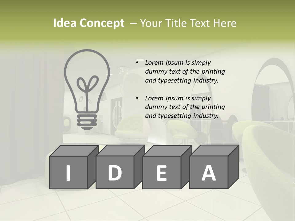 Environment Lifestyle Mirror PowerPoint Template
