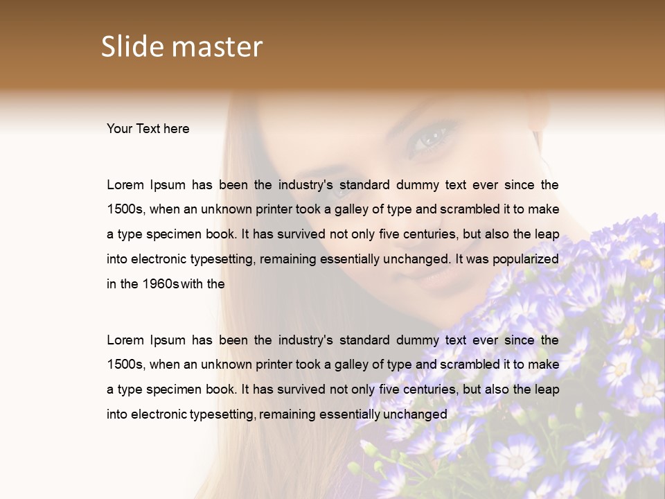 Adult People Cute PowerPoint Template