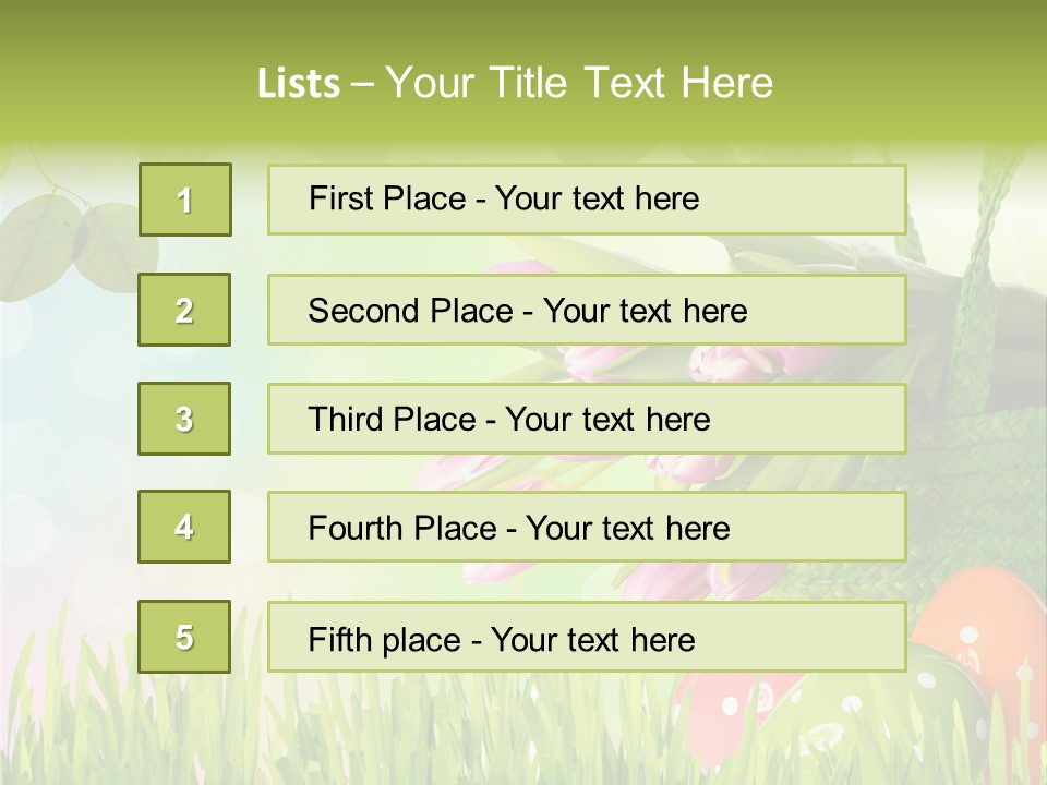Sunlight Rahmen Summer PowerPoint Template