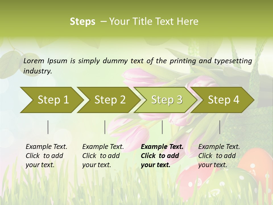 Sunlight Rahmen Summer PowerPoint Template
