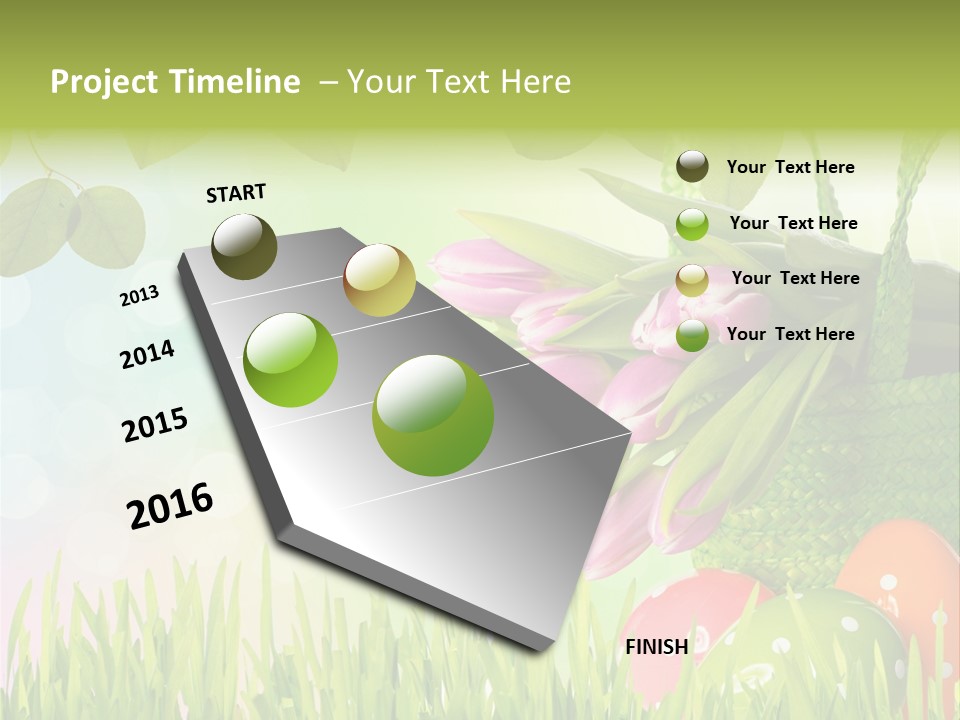 Sunlight Rahmen Summer PowerPoint Template