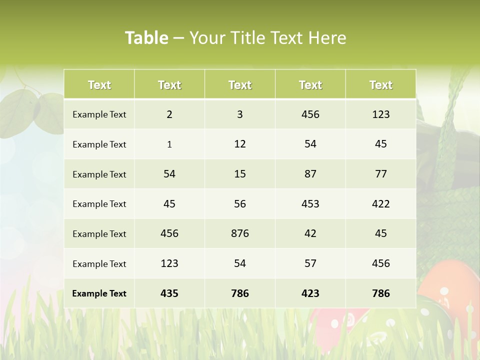 Sunlight Rahmen Summer PowerPoint Template