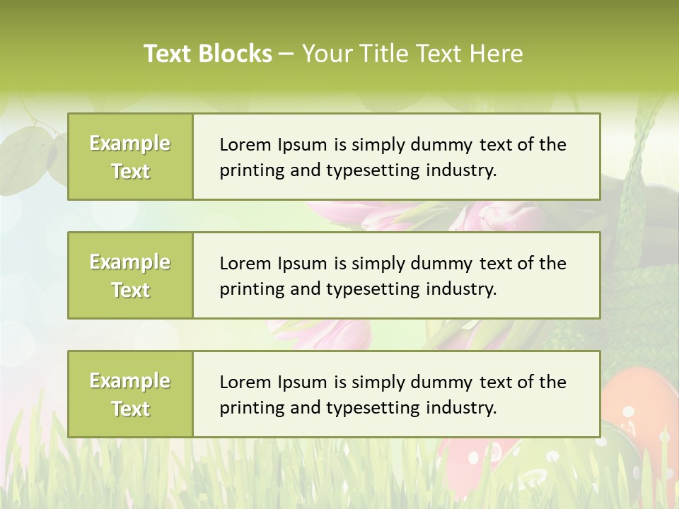 Sunlight Rahmen Summer PowerPoint Template