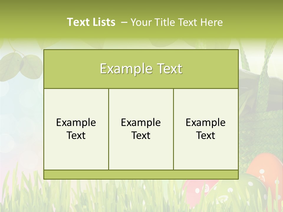 Sunlight Rahmen Summer PowerPoint Template